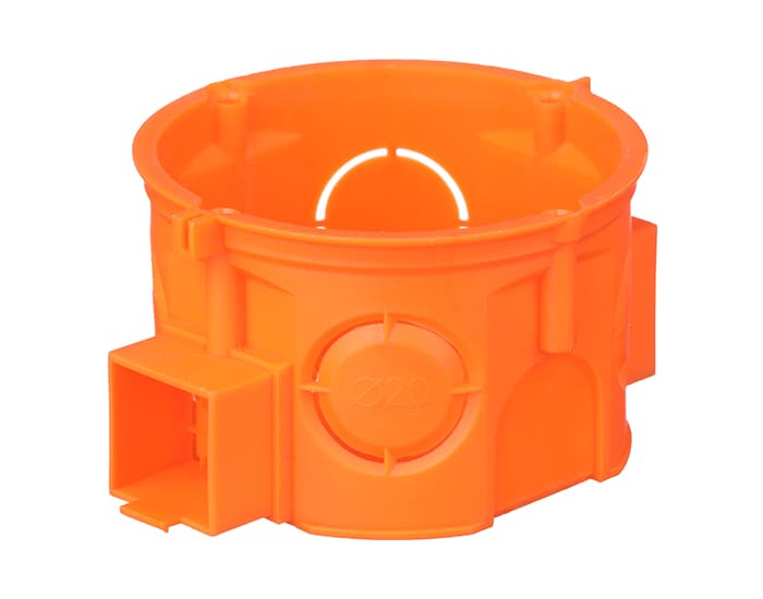 OC60F Коробка установча поліпропілен 650°С самозатухаючий для бетону набірна SMARTBOX OC60F