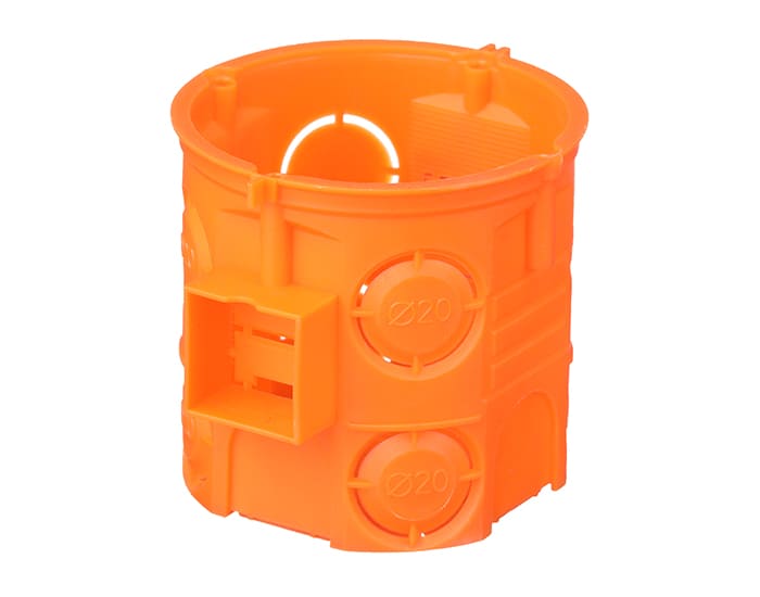 OC60FD Коробка установча поліпропілен 650°С самозатухаючий для бетону набірна глибока SMARTBOX OC60FD