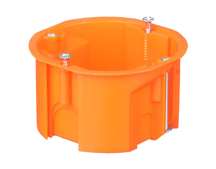 OHC60Fs Коробка установча поліпропілен 650°С самозатухаючий д/гіпсокарт набірна з шурупами SMARTBOX OHC60Fs