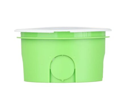 Junction box for flush-mounting Ø70 for concrete walls with lid UNIKA PLANK MB101