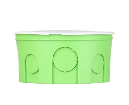 Junction box for flush-mounting Ø100 for concrete walls with lid UNIKA PLANK MB103