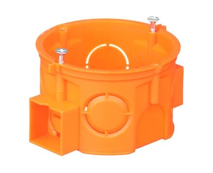 Installation box for concrete walls connectable with screws SMARTBOX OC60Fs