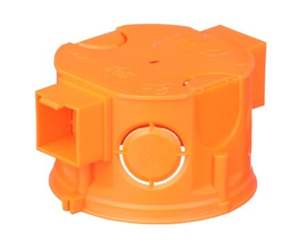 Installation box for concrete walls connectable with screws SMARTBOX OC60Fs