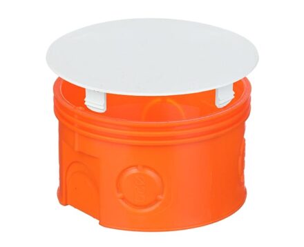 Junction box for flush-mounting Ø80 for concrete walls with lid SMARTBOX OS80F