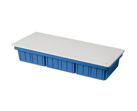 Коробка розподільча внутрішня 520x200x90 для бетону з кришкою ELETTROCANALI EC350C10BL