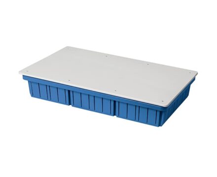 Коробка розподільча внутрішня 520x295x90 для бетону з кришкою ELETTROCANALI EC350C11BL