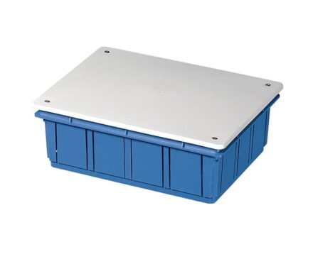 Коробка розподільча внутрішня 196x152x70 для бетону з кришкою ELETTROCANALI EC350C6BL