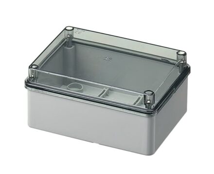 Коробка розподільча зовнішня 150x110х70мм IP56 з суцільними стінками з кришкою ELETTROCANALI EC420C5