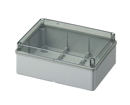 Коробка розподільча зовнішня 190x140х70мм IP56 з суцільними стінками з кришкою ELETTROCANALI EC420C6