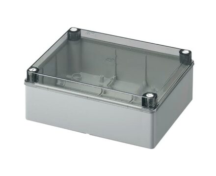 Коробка розподільча зовнішня 240x190х90мм IP56 з суцільними стінками з кришкою ELETTROCANALI EC420C7