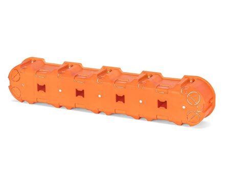Коробка установча 5-кратна глибока для бетону з шурупами SIMET M5x60DF