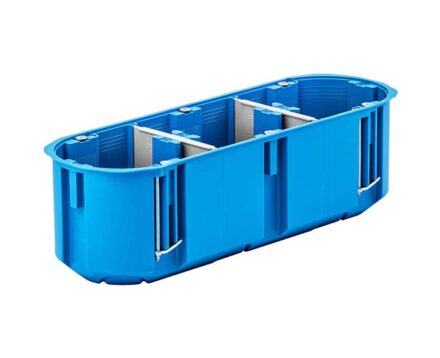 Коробка установча для порожніх стін потрійна глибока з шурупами SIMET P3x60D