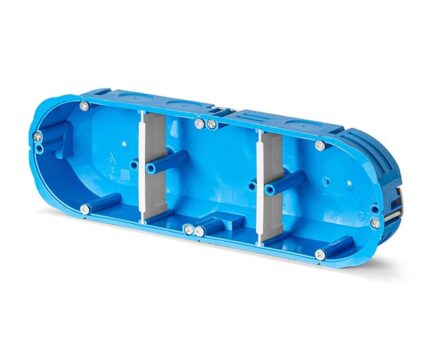 Коробка установча для порожніх стін потрійна з шурупами SIMET P3x60K