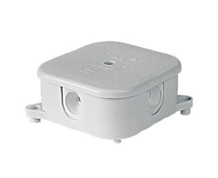 Коробка розподільча зовнішня 85х85х40мм IP44 з клемником SIMET PO-75