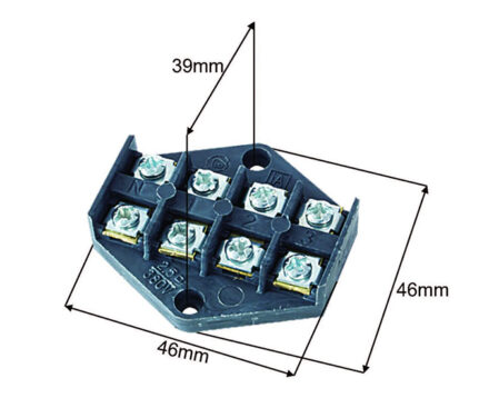 Колодка клемна 4x4,0mm2 SIMET ZPT4x4,0