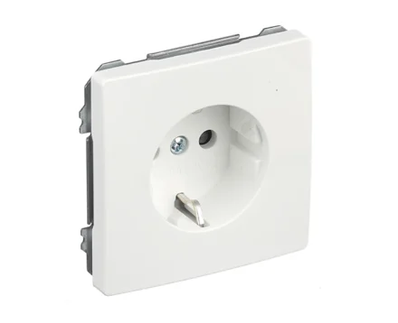 Розетка 1-на 2P+Z, ШУКО SIEMENS DELTA Style 16А, 250V, біл.полярний