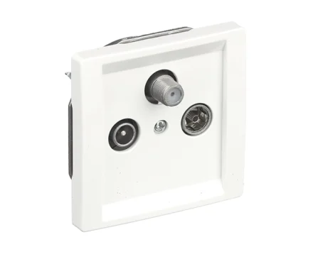 Розетка TV кінцева SIEMENS DELTA Style R-TV-SAT, біл.полярний