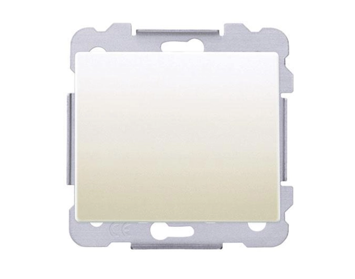 18505 A Вимикач 1кл. SIEMENS DELTA Iris 16АХ, 250V, слонова кістка