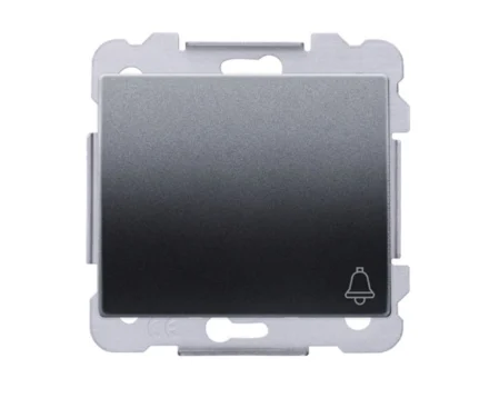 Кнопка дзвінка SIEMENS DELTA Iris, чорний коссо