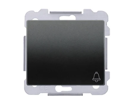 Кнопка дзвінка SIEMENS DELTA Iris, чорний коссо