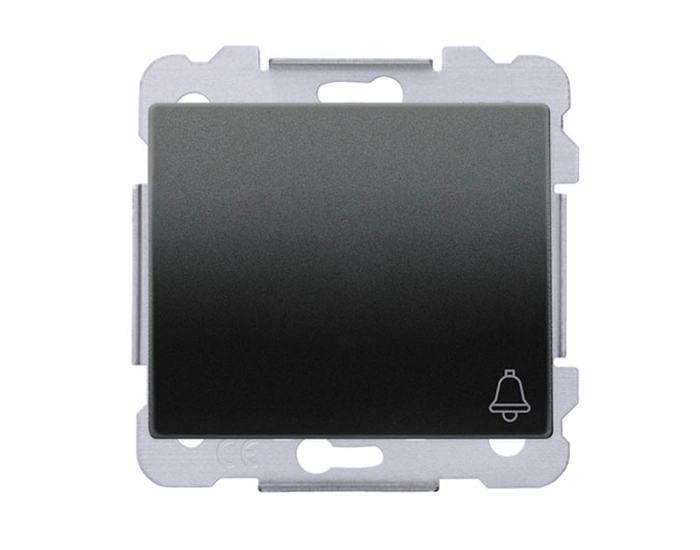 18516 AC Кнопка дзвінка SIEMENS DELTA Iris, чорний коссо