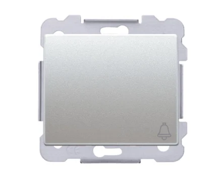 Кнопка дзвінка SIEMENS DELTA Iris, алюміній ф'южн