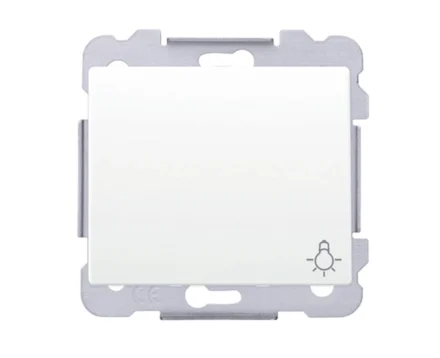 Кнопка дзвінка SIEMENS DELTA Iris, білосніжний