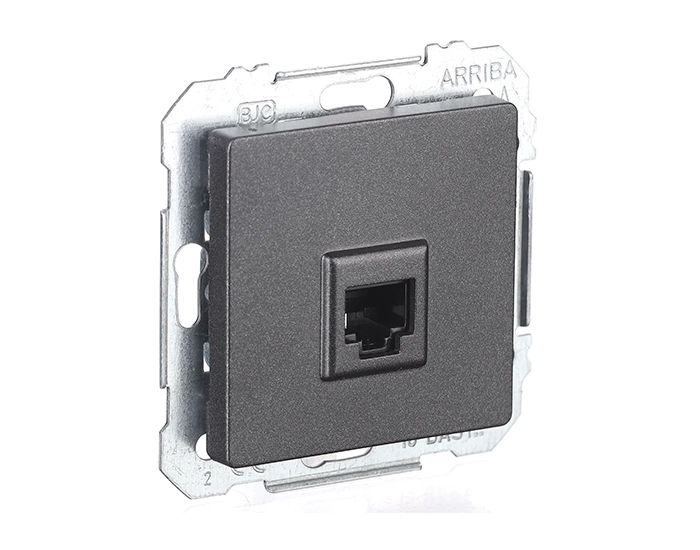 20595CM01Розетка РС Розетка PC SIEMENS LINE RJ45 5e, карбон