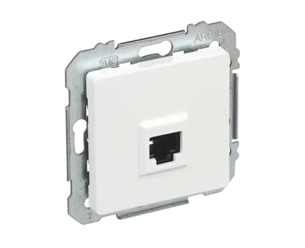 Розетка РС SIEMENS LINE RJ45 5e, біл.полярний