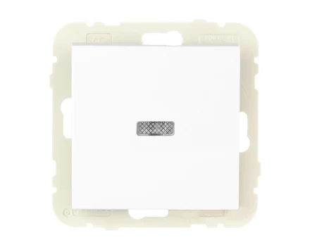 Вимикача 1кл. LOGUS 10АХ, 250V з підсвіткою, білий