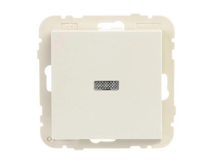 21012 TMF Вимикача 1кл. LOGUS 10АХ, 250V з підсвіткою Вимикача 1кл. LOGUS 10АХ, 250V з підсвіткою, слонова кістка