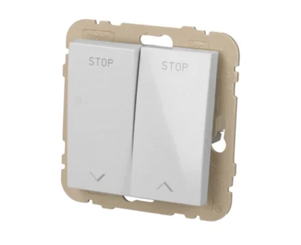 Вимикач жалюзі LOGUS білий