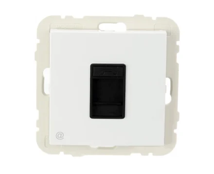 Розетка комп'ютерна LOGUS RJ45 5e білий