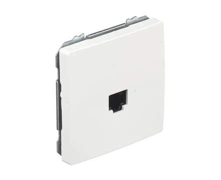 Розетка РС SIEMENS DELTA Style RJ45 5e, біл.полярний