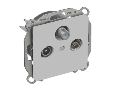 Розетка TV кінцева SIEMENS LINE R-TV-SAT, алюміній