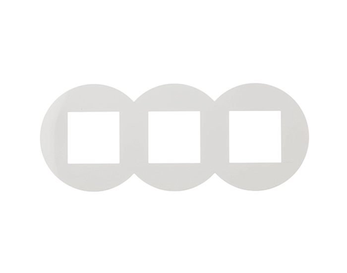 45931 TBM Рамка 3-на EFAPEL QUADRO Siza Viera білий матовий