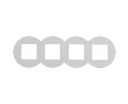 Рамка 4-на EFAPEL QUADRO Siza Viera, білий глянцевий