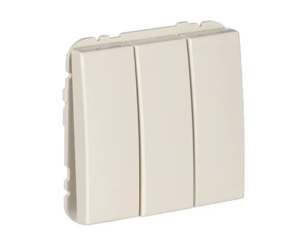 Вимикач 3кл. Efapel Apolo 10АХ, 250V слонова кістка