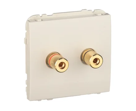 Розетка аудіо Efapel Apolo стерео слонова кістка