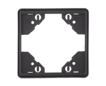 Рамка 1-на Efapel Apolo чорний матовий