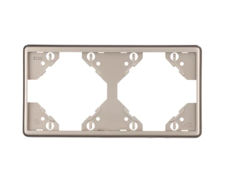 Рамка 2-на горизонтальна Efapel Apolo шампань