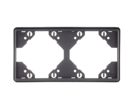 Рамка 2-на вертикальна Efapel Apolo металік графітовий