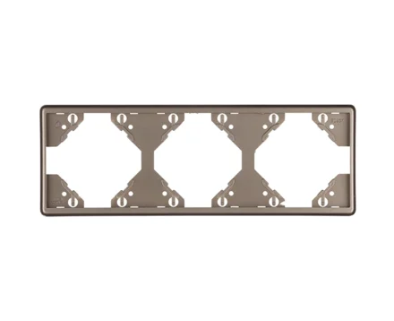 Рамка 3-на горизонтальна Efapel Apolo шампань