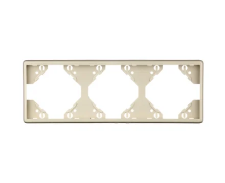 Рамка 3-на горизонтальна Efapel Apolo слонова кістка