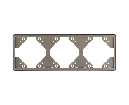 Рамка 3-на вертикальна Efapel Apolo шампань