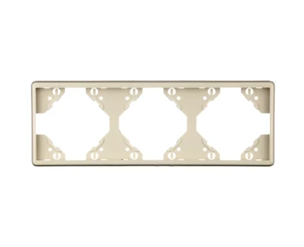 Рамка 3-на вертикальна Efapel Apolo слонова кістка