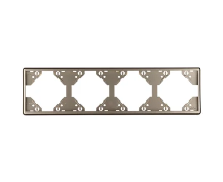 Рамка 4-на горизонтальна Efapel Apolo шампань