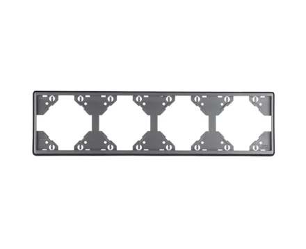 Рамка 4-на горизонтальна Efapel Apolo металік графітовий