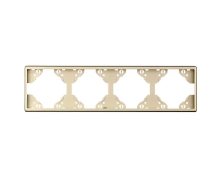 Рамка 4-на горизонтальна Efapel Apolo слонова кістка