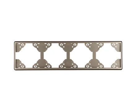 Рамка 4-на вертикальна Efapel Apolo шампань